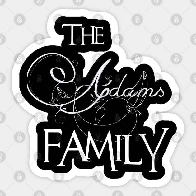 The Adams Family ,Adams NAME Sticker by inevitablede